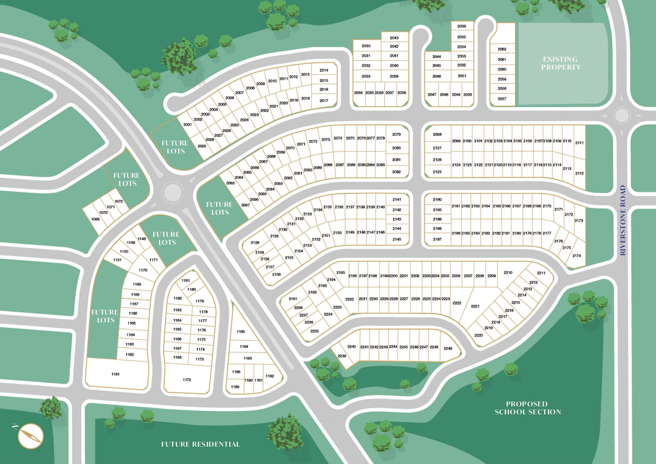 Sapphire Estate - Rouse Hill masterplan